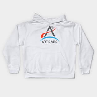 NASA Artemis missions to the moon. Kids Hoodie